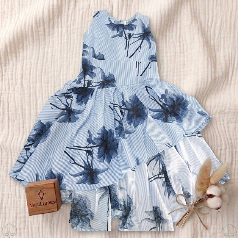 The Floral Cascade Dress