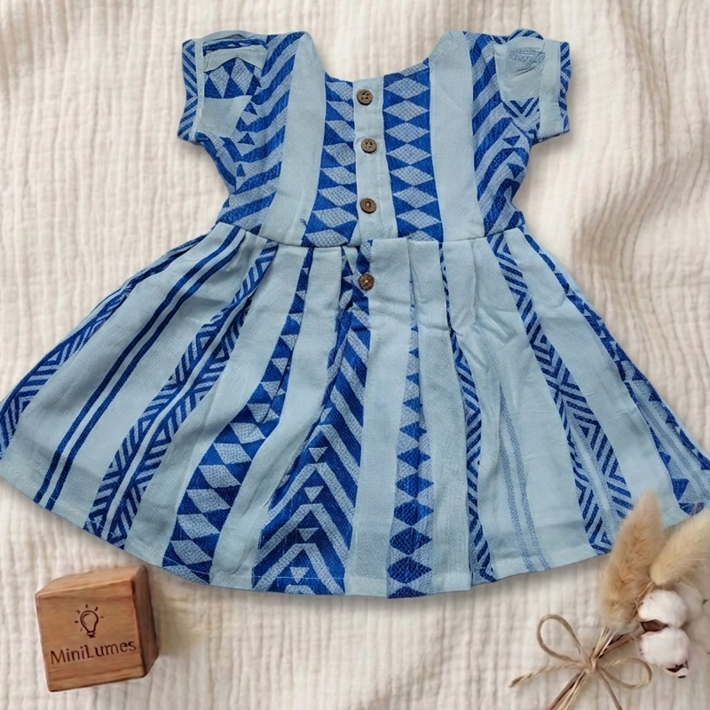 Indigo Mosaic Frock